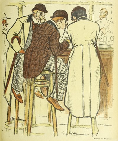 Au bar, de Gil Blas Illustre, publié en 1899 - Théophile Alexandre Steinlen